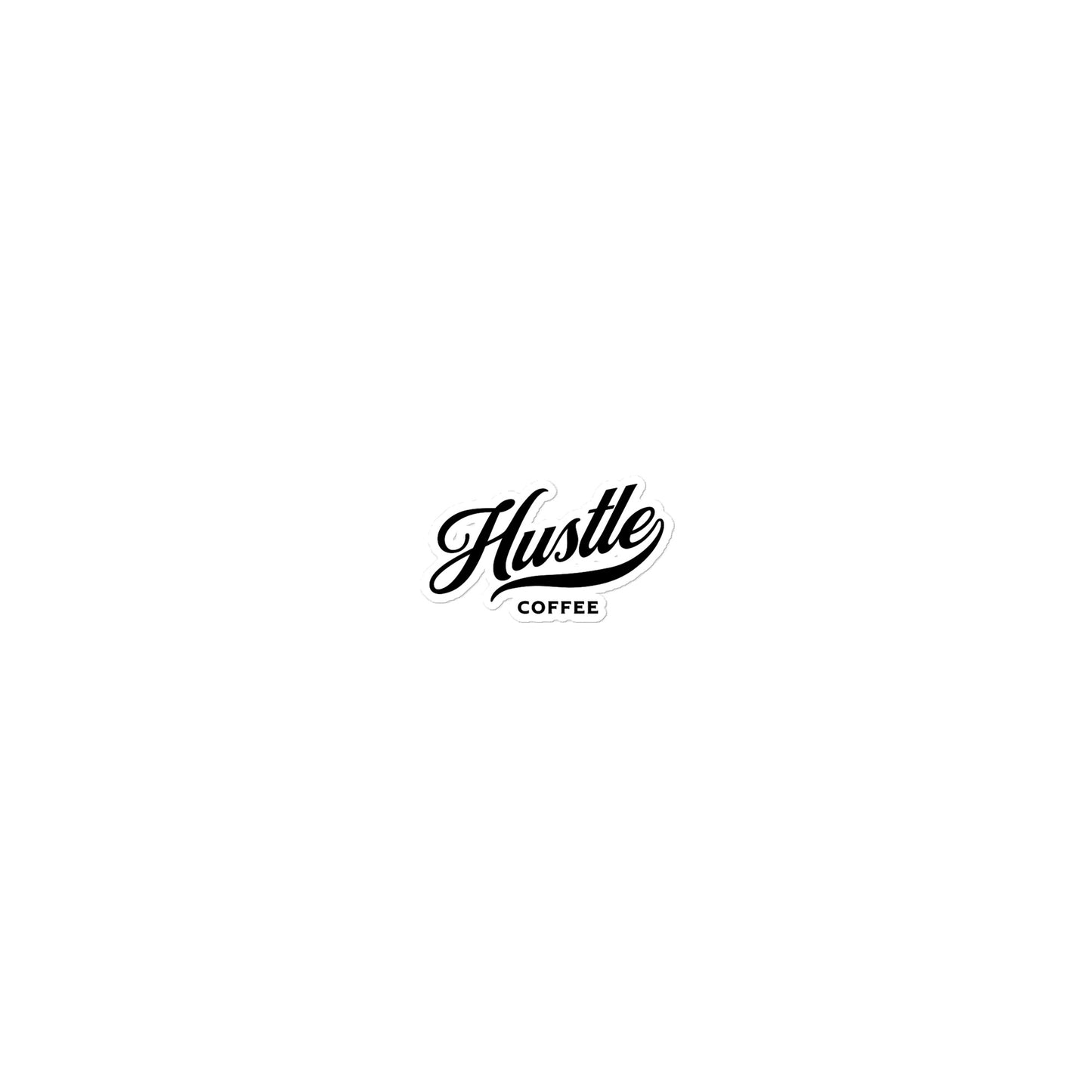 Hustle Coffee Bubble-Free Stickers
