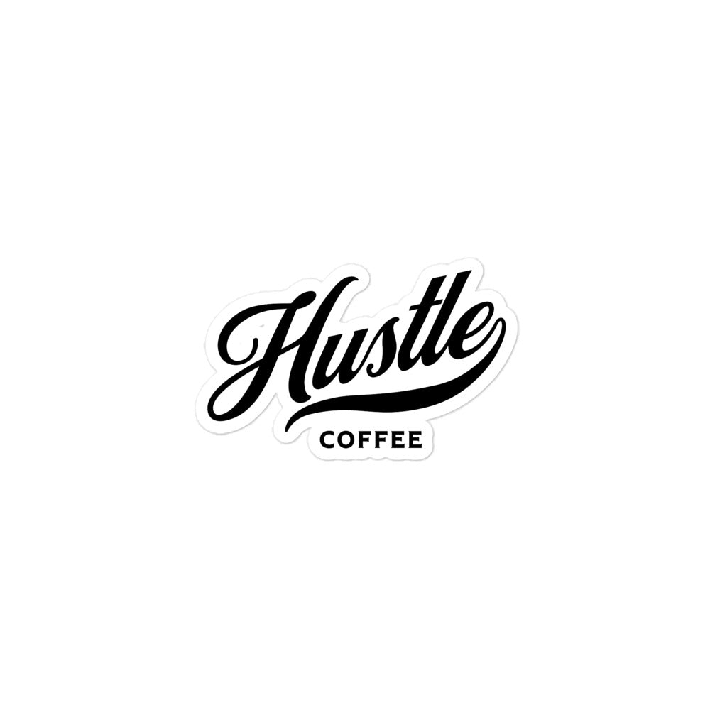 Hustle Coffee 'Stick With It' Bubble-Free Stickers